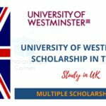 Vice-Chancellor's Scholarships 2022 at University of Westminster in UK