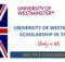 Vice-Chancellor's Scholarships 2022 at University of Westminster in UK
