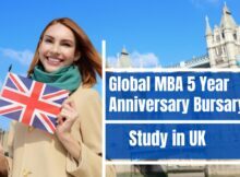 2022 Global MBA 5 Year Anniversary Bursary at University of London in UK