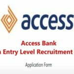 Access Bank Entry-Level Tech Recruitment 2022 for graduates