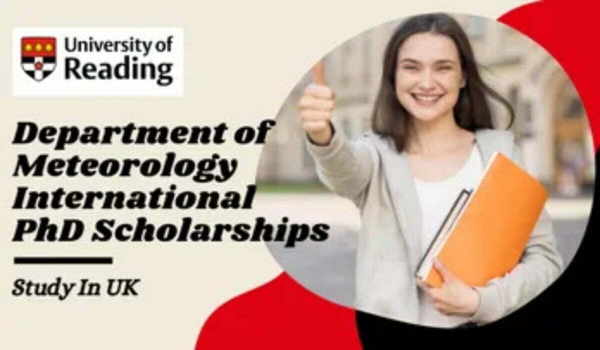 Department of Meteorology International Scholarships 2022 at University of Reading in UK