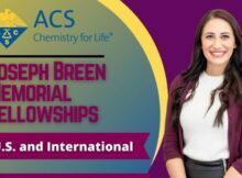 Joseph Breen Memorial Fellowships 2022 at ACS Green Chemistry Institute in USA