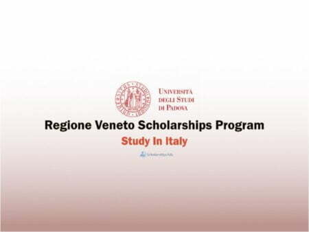 Regione Veneto Scholarships 2022 at University of Padua in Italy