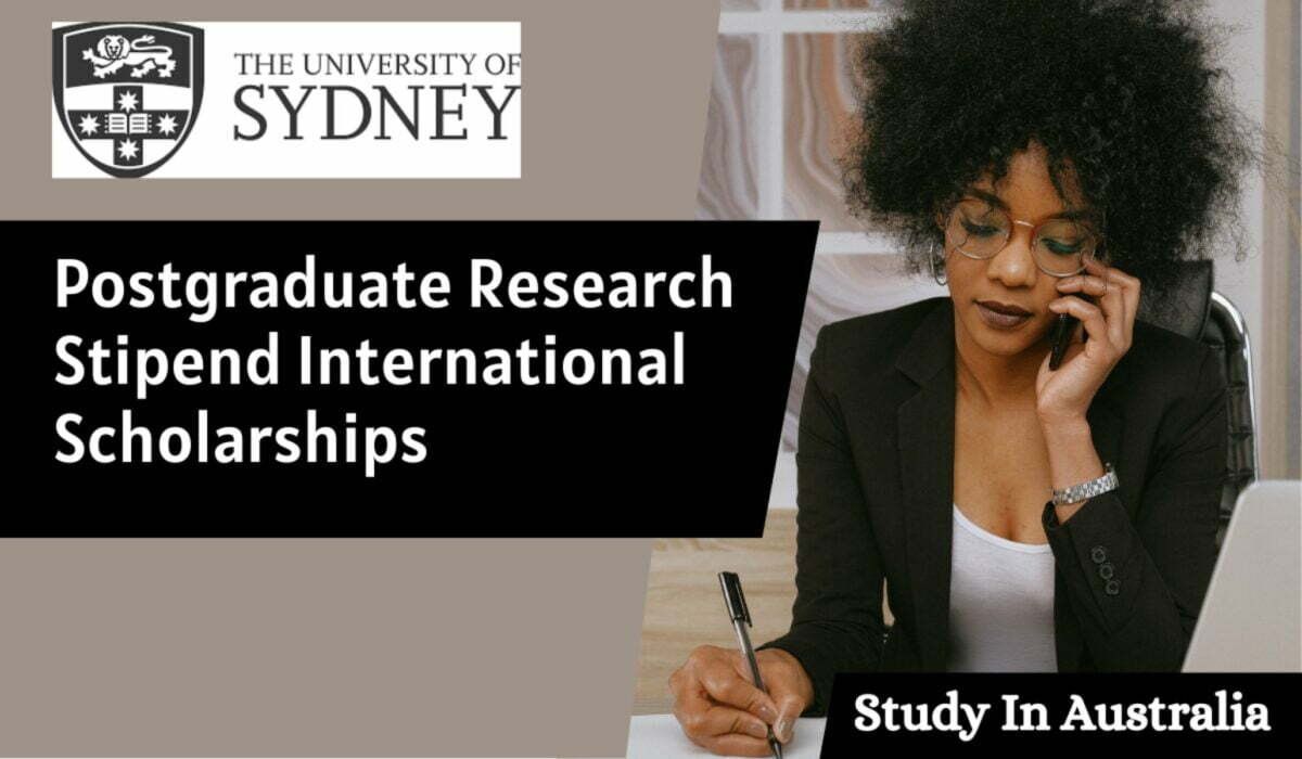 university of sydney phd stipend