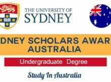 Sydney Scholars Awards 2022 at University Of Sydney in Australia