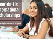 2022 Fleur-de-Lis International Scholarships at University of Louisiana at Lafayette in USA
