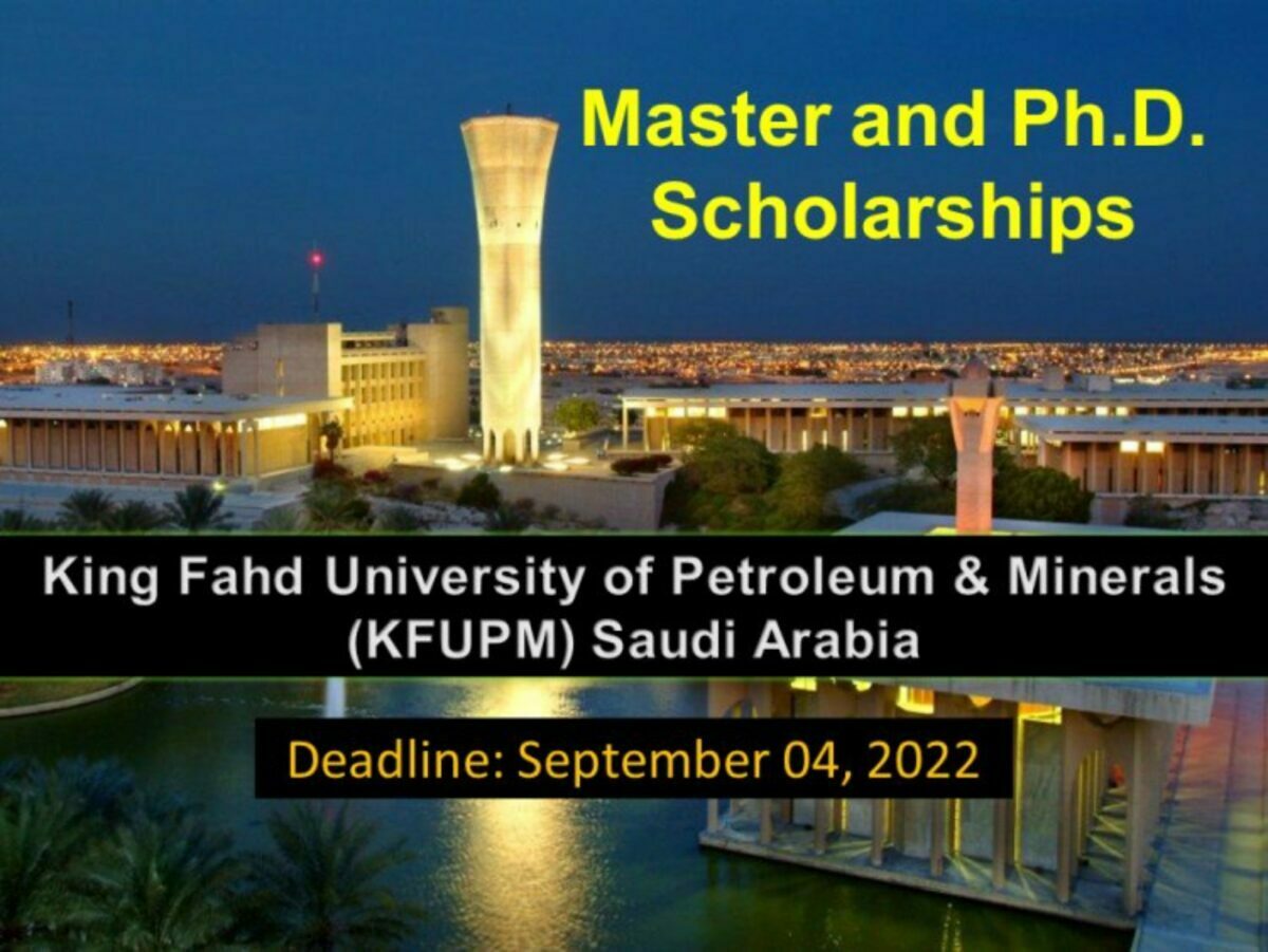 saudi arabia phd scholarships 2022