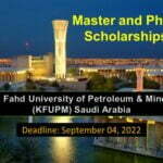 2022 International Full Scholarships at King Fahd University of Petroleum and Minerals (KFUPM) in Saudi Arabia