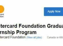 2022 Mastercard Foundation Graduate Internship Program for Africans