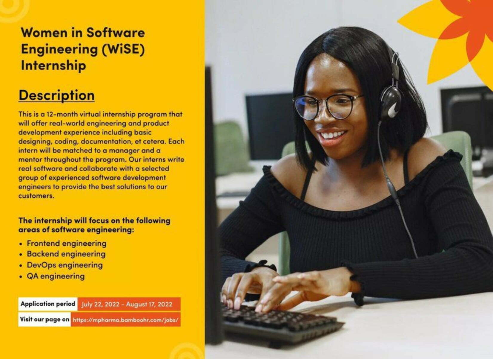 2022 MPharma Women In Software Engineering WiSE Internship Program For Women 