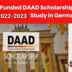 2023 DAAD Masters Scholarships for International Students in Germany