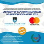 2023 University of Cape Town MasterCard Foundation Scholars Program for study in South Africa