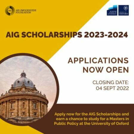 2023/2024 Africa Initiative for Governance (AIG) Scholarships at the University of Oxford in UK