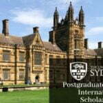 International Postgraduate Scholarships 2022 at University of Sydney in Australia