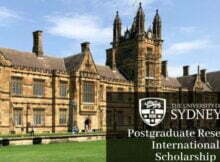 International Postgraduate Scholarships 2022 at University of Sydney in Australia