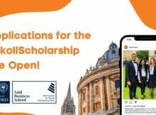 Skoll International Scholarships 2022 at Said Business School in UK