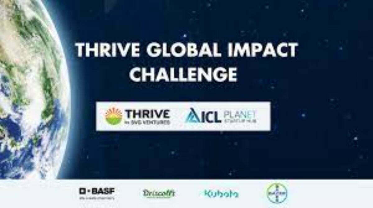THRIVE Global Impact Challenge 2022 for Innovative Startups