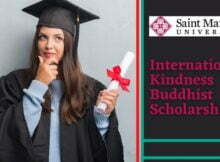 2022 International Kindness Buddhist Scholarships at Saint Martin’s University in USA