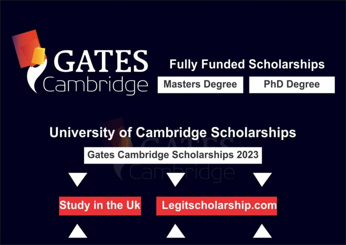 Gates Cambridge Scholarship Programme 2023/2024 for Study at the