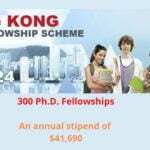 2023/2024 Hong Kong PhD Fellowship Scheme for study in Hong Kong