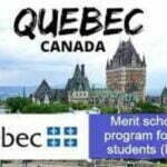Québec Government Merit Scholarship 2023 Program for International Students