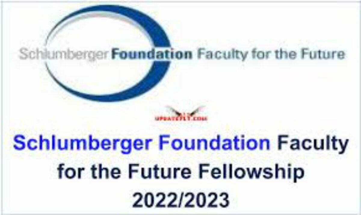 Schlumberger Foundation Faculty for the Future Fellowship 2023 for Developing Countries