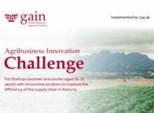 The Global Alliance for Improved Nutrition (GAIN) Agribusiness Innovation Challenge 2022 for women and youth-led agribased startups