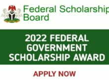 2022 Fully Funded Federal Government of Nigeria Education Bursary Awards