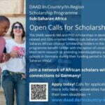 Numerous DAAD In-Country/In-Region Scholarships 2023 for Sub-Saharan African Students