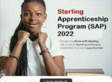 Sterling Apprenticeship Program (SAP) for Nigerian Secondary School leavers and graduates