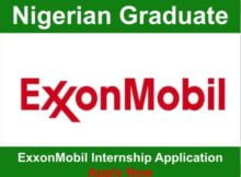 Upstream Graduate Internship Programme 2022/2023 by ExxonMobil