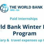2022/2023 World Bank Group Winter Internship Program for Professionals