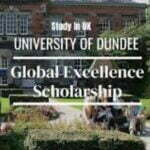 Global Excellence Scholarship 2023 at University of Dundee