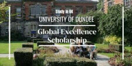 Global Excellence Scholarship 2023 at University of Dundee