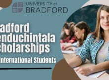 Bradford-Renduchintala International Scholarships 2023 at University of Bradford