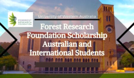 Forrest Research Foundation Scholarships 2023 at University of Western Australia 