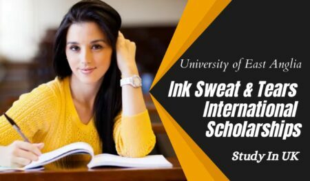 Ink Sweat & Tears International Scholarships 2023 at University of East Anglia 