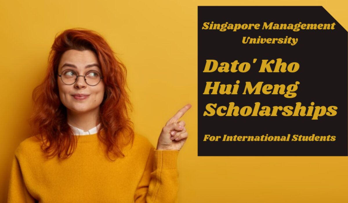 Dato Kho Hui Meng Scholarship 2023 at Singapore Management University
