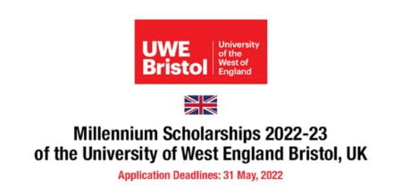 Millennium Scholarship 2023 at University of the West of England