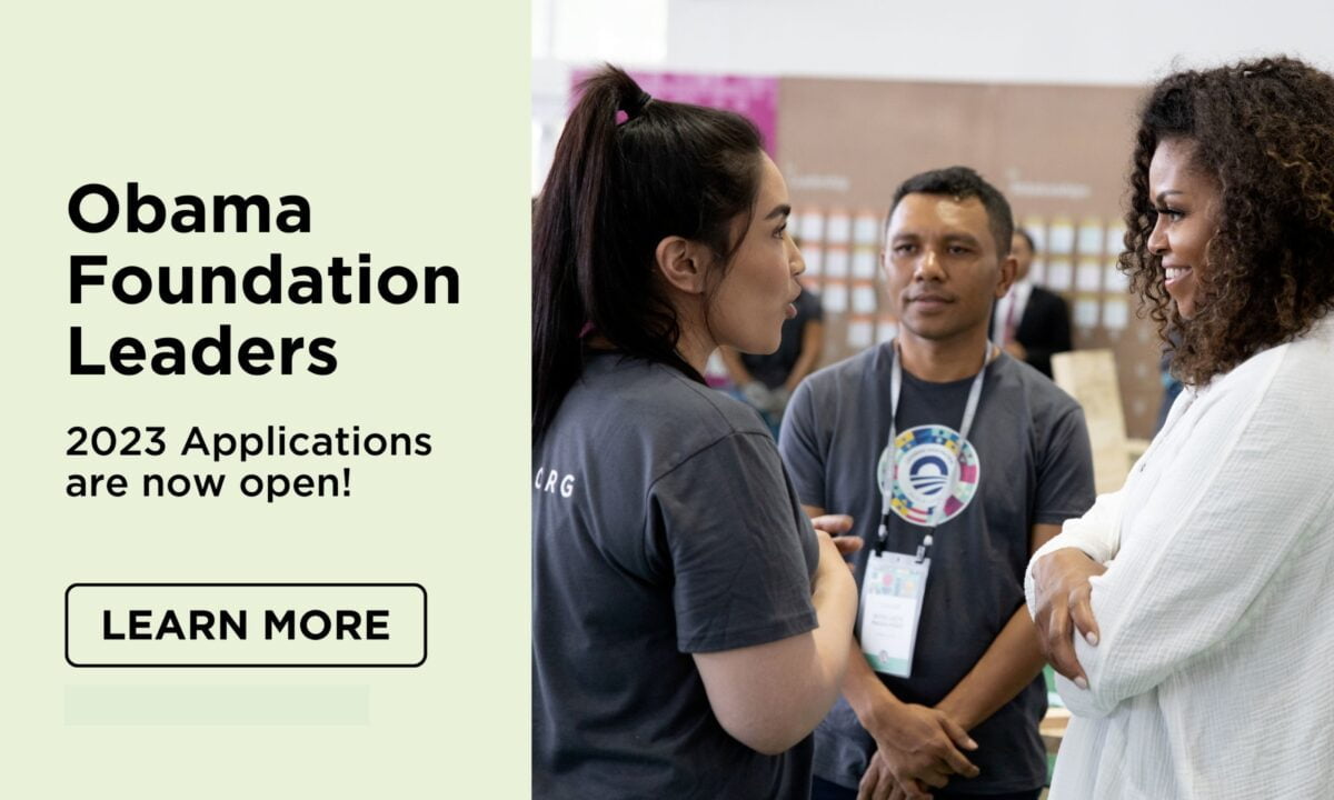 Obama Foundation Freedom Summer Grant Program 2023