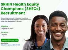 SRHIN Health Equity Champions (SHEC) Program 2023 for Nigerian Residents