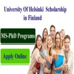 International Scholarship 2023 at University of Helsinki in Finland