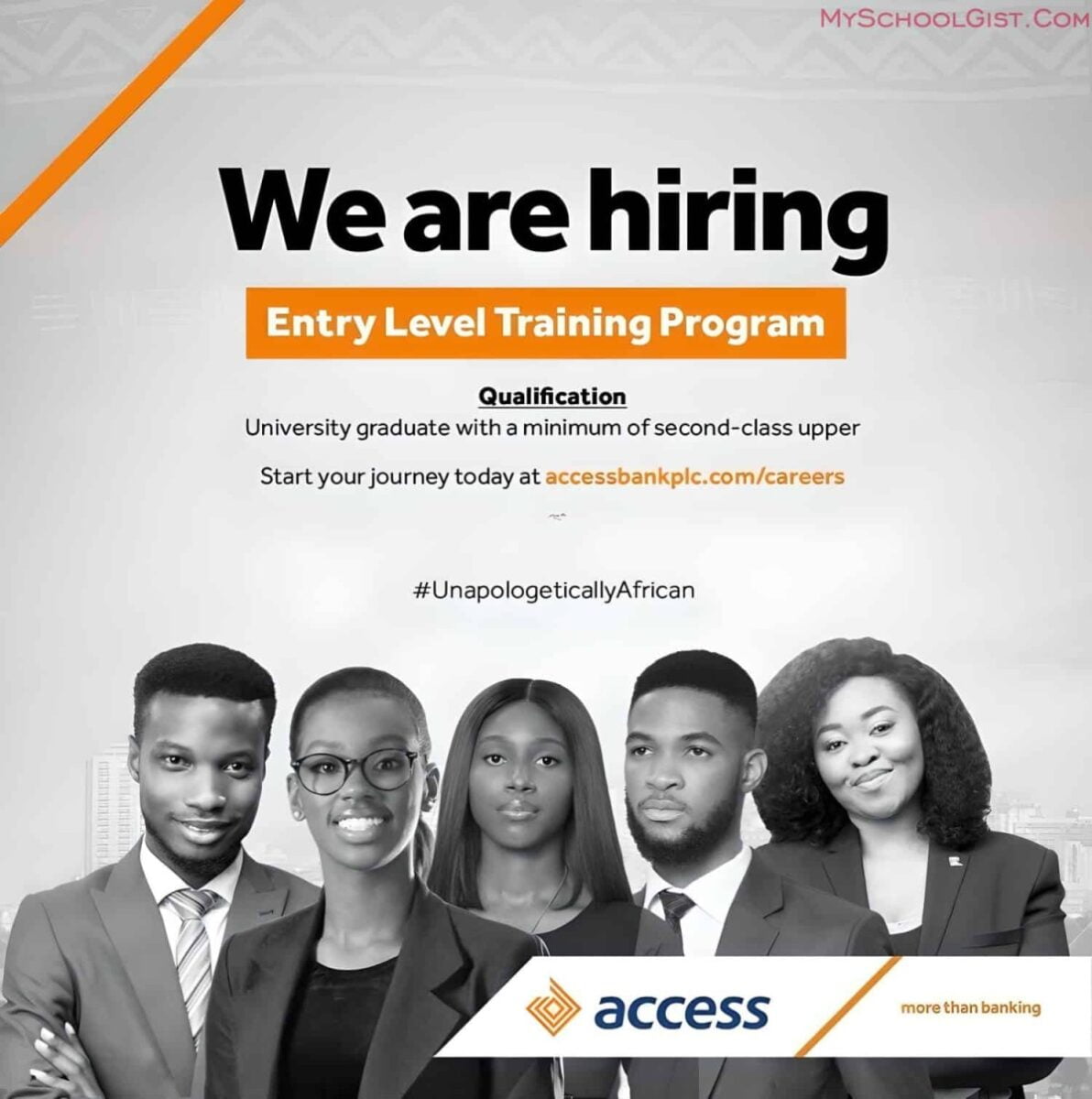 Access Bank Entry Level Training Program (ELTP) for African Graduates 2023