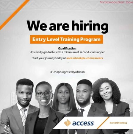 Access Bank Entry Level Training Program (ELTP) for African Graduates 2023