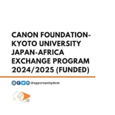 Canon Foundation/ Kyoto University Japan Africa Exchange Program 2023