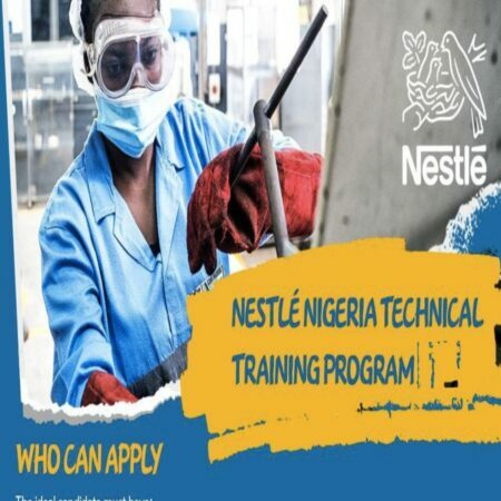 Nestlé Nigeria Technical Training Program 2024