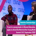 Deloitte One Young World Scholarship 2024