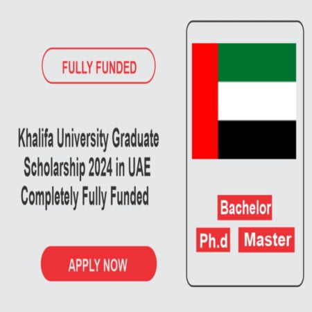 Postgraduate Scholarship For International Students 2024 at Khalifa University