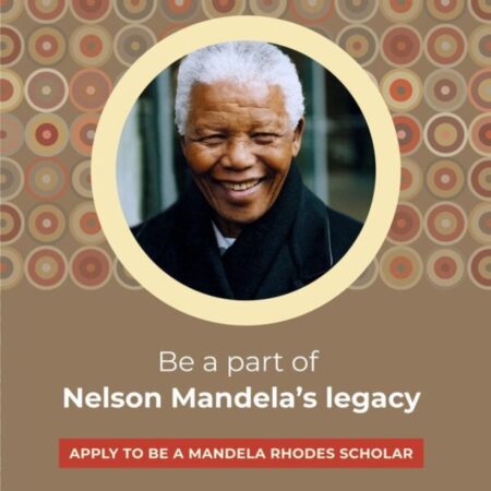 The Mandela Rhodes Scholarship 2025