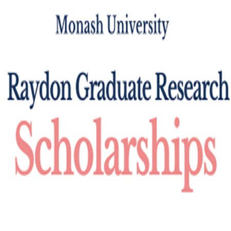 Raydon Graduate Research Scholarships 2024 at Monash University 